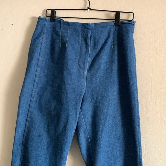 Jason Wu Womens Jeans Blue Denim Boot Cut Mid Rise Casual Medium Wash Size 10 - Picture 3 of 10